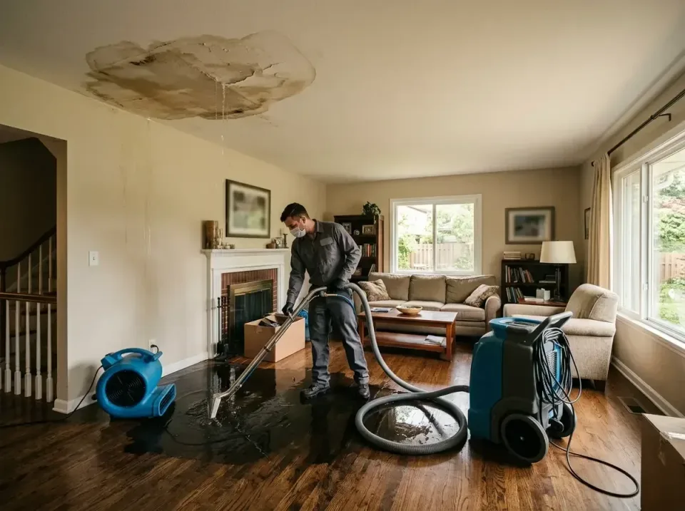 attic-pipe-burst-ceiling-drip-008 — frequently asked questions, Water Damage Restoration & Carpet Care in Waltham, MA